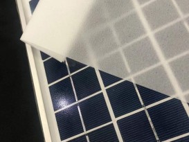 贊晨廠家直銷大方格光伏膜大量供應光伏膜環(huán)保黑色光伏膜