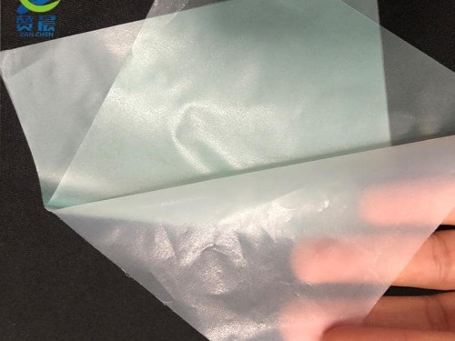 贊晨tpu熱熔膠膜低溫耐水洗聚氨酯膠膜0.06mm復(fù)合布料電子保護套